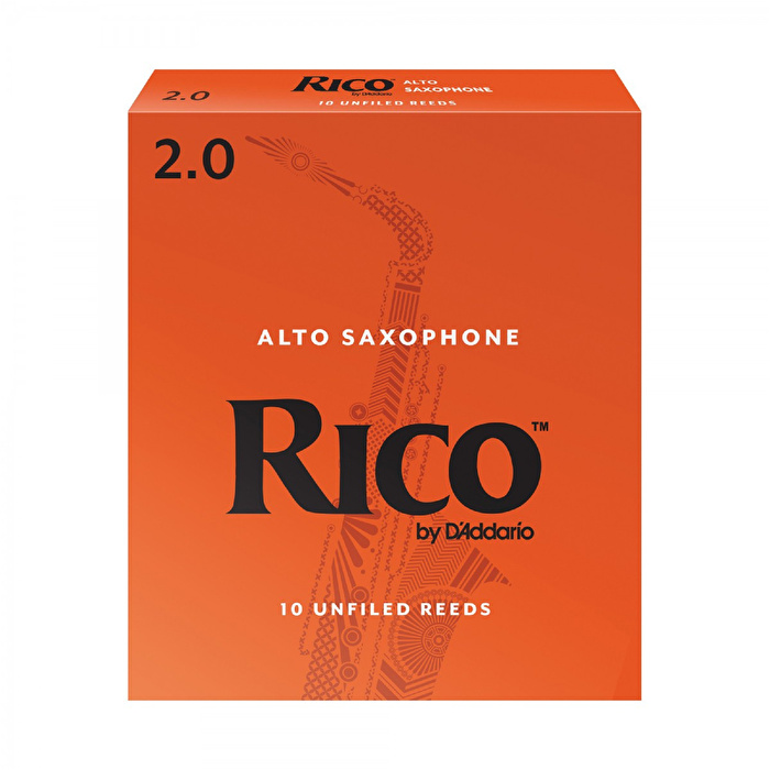 DADDARIO RJA1020 Rico Alto Saksafon Kamışı No:2 - 10'lu Kutu
