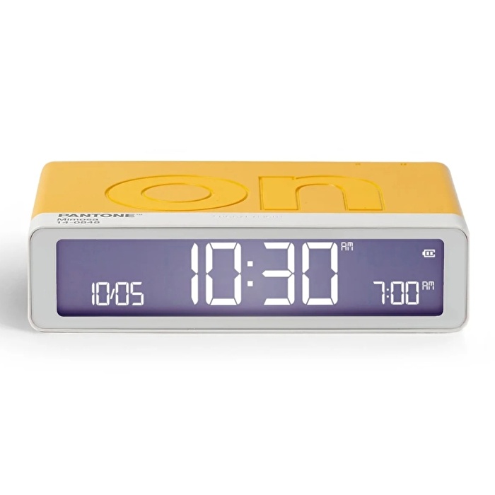 LEXON x Pantone Flip Sarı Klasik Şarj Edilebilir Alarm Saat