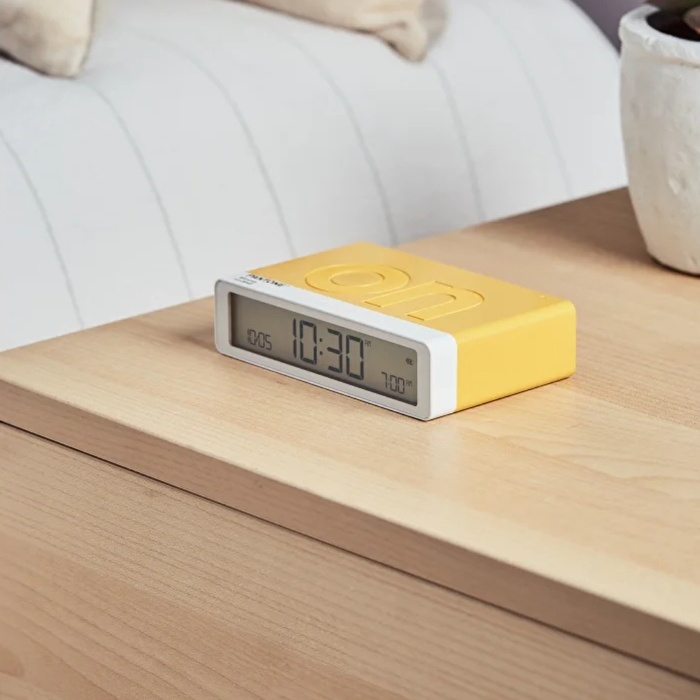 LEXON x Pantone Flip Sarı Klasik Şarj Edilebilir Alarm Saat