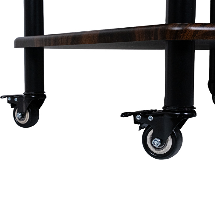 KOZMOS KS-AR001 Tekerlek Opsiyonlu Hi-Fi Rack Stand Gülağacı