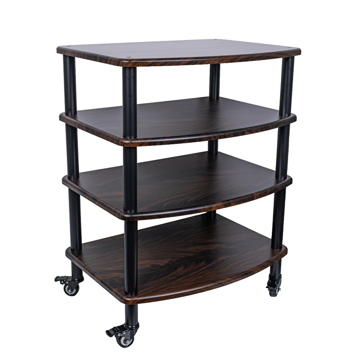 KOZMOS KS-AR001 Tekerlek Opsiyonlu Hi-Fi Rack Stand Gülağacı