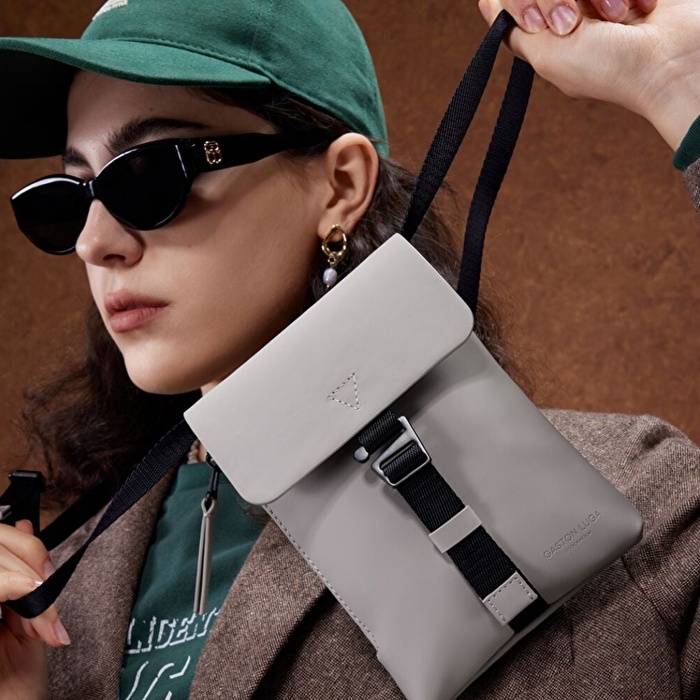GASTON LUGA Spläsh Mini Crossbody Omuz Çantası - Taupe