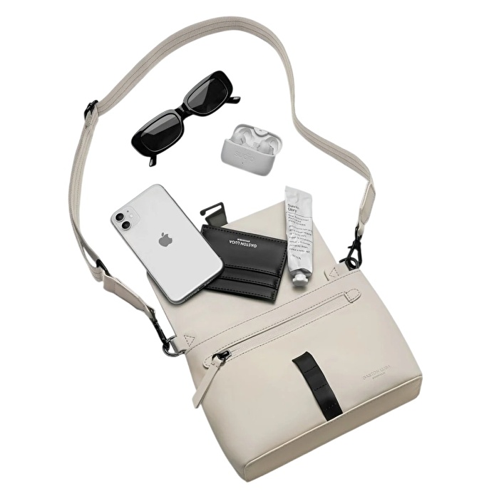 GASTON LUGA Spläsh Crossbody Bag - Cloud Cream
