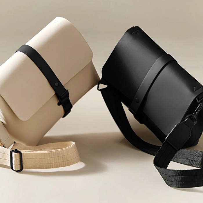 GASTON LUGA Spläsh Crossbody Bag - Cloud Cream