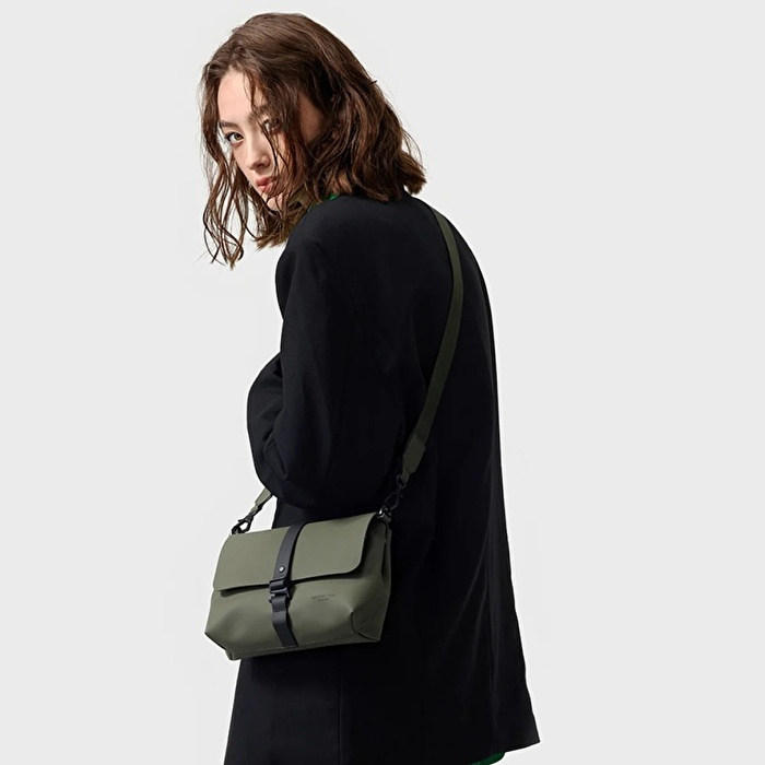 GASTON LUGA  Spläsh Crossbody Bag -Zeytin Yeşili