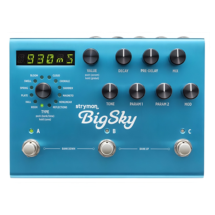 STRYMON BigSky Multi Reverb Pedalı