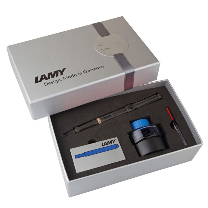 LAMY Set Safari Dolma Kalem Seti M G.Kutu Mat Siyah