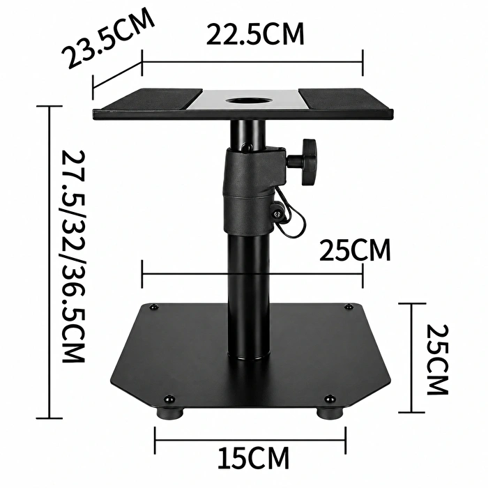 KOZMOS KS-SS042 Masaüstü Referans Monitor Standı (Çift)