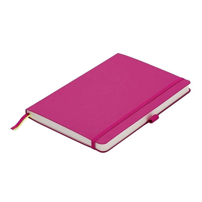 LAMY Safari Roller Kalem Metal Siyah Klips Pembe+LAMY Yumuşak Kapak Defter A5 Pembe