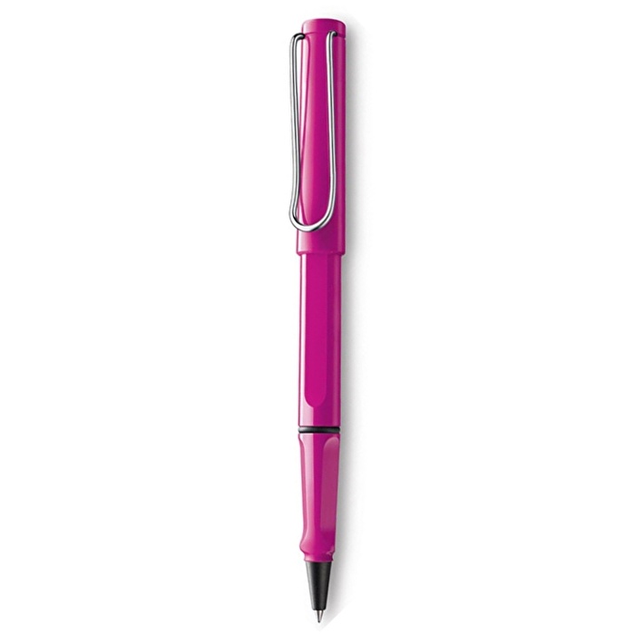 LAMY Safari Roller Kalem Metal Siyah Klips Pembe+LAMY Yumuşak Kapak Defter A5 Pembe