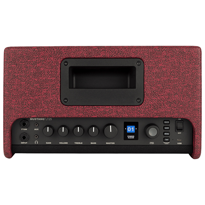 Fender Mustang LT25 Wine Elektro Gitar Amfisi UK