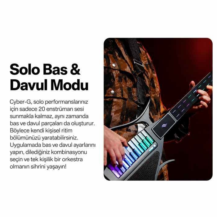 Enya CYBER G/KWH Smart Keytar - Beyaz
