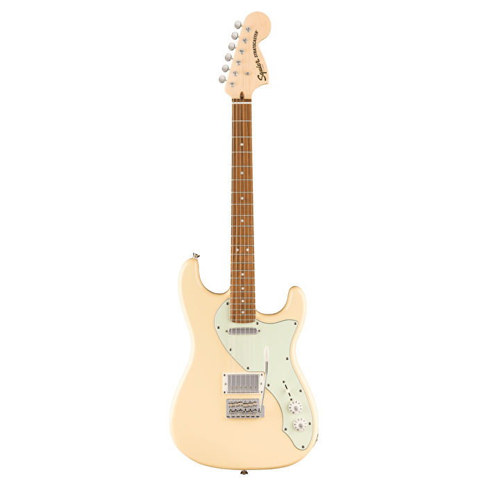 Squier Paranormal Stratocaster Deluxe Mint PG Vintage White Elektro Gitar