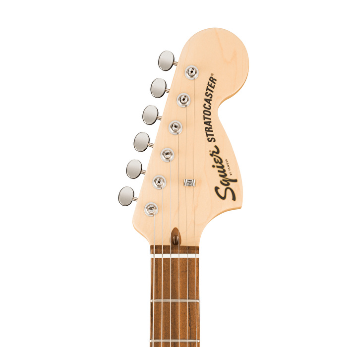 Squier Paranormal Stratocaster Deluxe Mint PG Vintage White Elektro Gitar