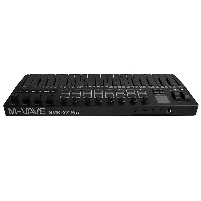 M-VAVE SMK-37 PRO 37 Tuşlu Kablosuz MIDI Klavye (Siyah)