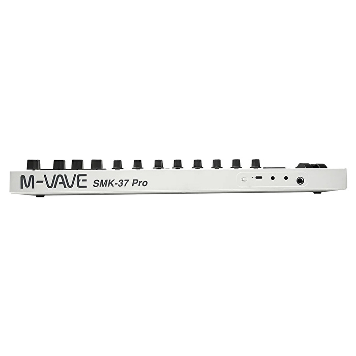 M-VAVE SMK-37 PRO 37 Tuşlu Kablosuz MIDI Klavye (Beyaz)