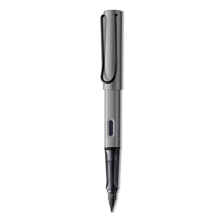 LAMY Al-Star Dolma Kalem Alüminyum M Uç Grafit Metal Siyah Klips
