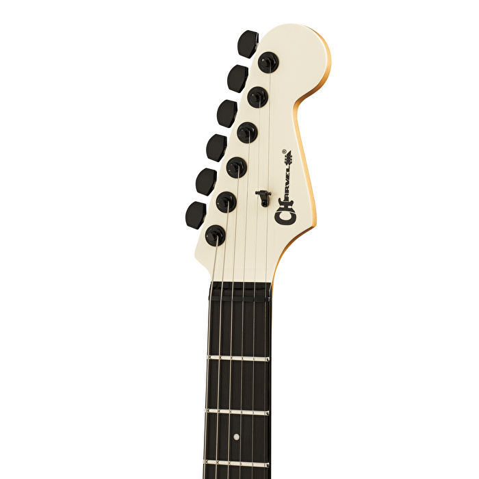 Charvel Pro-Mod Plus Dinky DK24 HH HT Creme White Elektro Gitar (Gigbag Dahil)