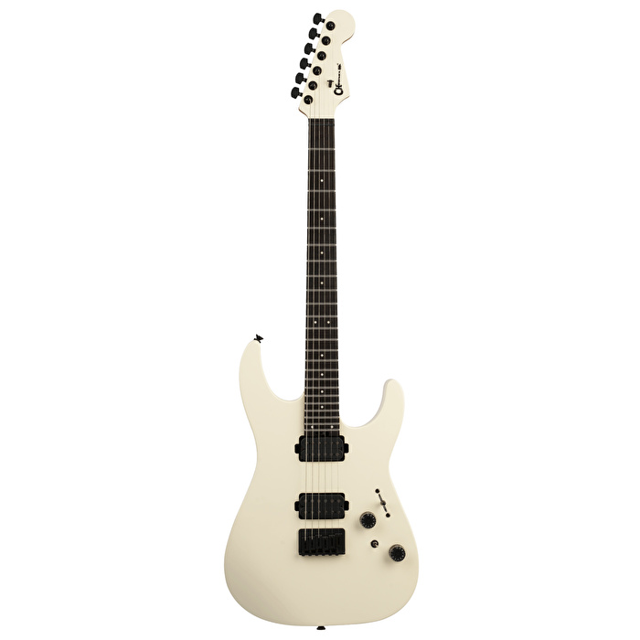 Charvel Pro-Mod Plus Dinky DK24 HH HT Creme White Elektro Gitar (Gigbag Dahil)