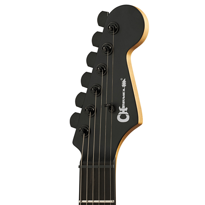 Charvel Pro-Mod Plus Dinky DK24 HH HT Black Ash Elektro Gitar (Gigbag Dahil)