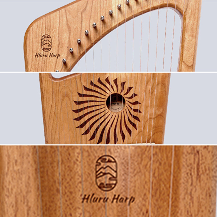 HLURU LEL19 Earth-Light 19 Telli Lyre Harp