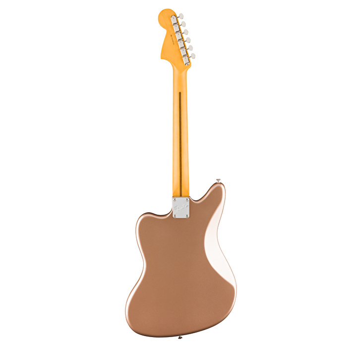 Fender American Professional Classic Jaguar Faded Firemist Gold Elektro Gitar (Gigbag Dahil)