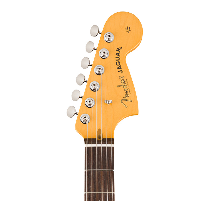 Fender American Professional Classic Jaguar Faded Firemist Gold Elektro Gitar (Gigbag Dahil)