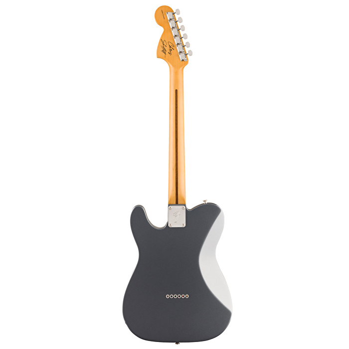 Fender Chris Shiflett Cleaver Telecaster Deluxe Gülağacı Klavye Charcoal Frost Metallic Elektro Gitar