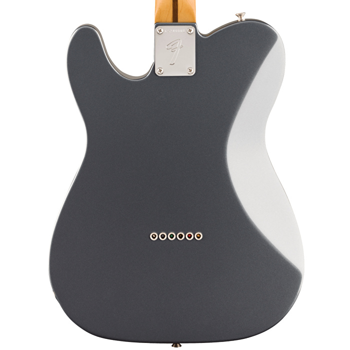 Fender Chris Shiflett Cleaver Telecaster Deluxe Gülağacı Klavye Charcoal Frost Metallic Elektro Gitar
