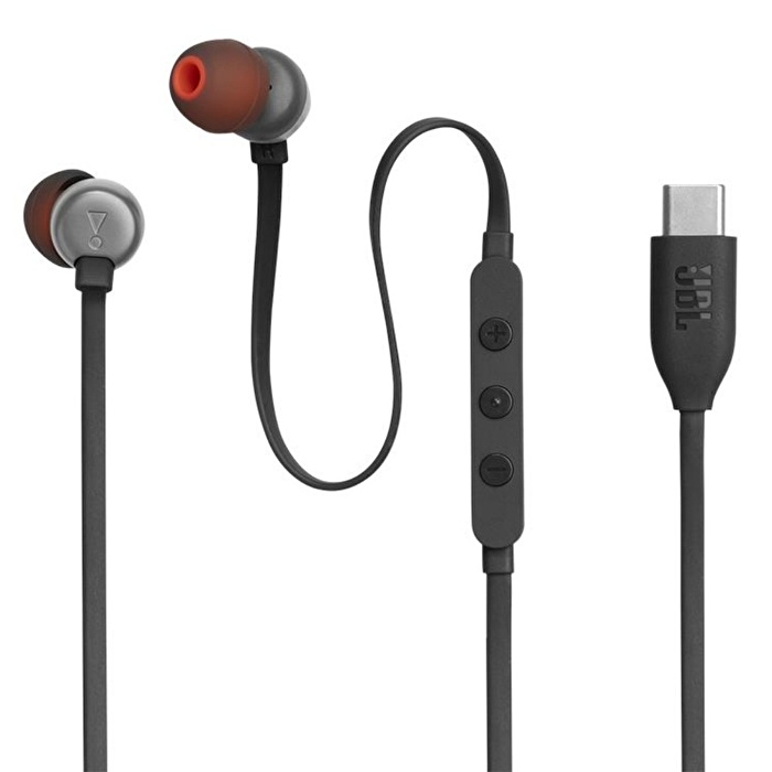 JBL Tune 310C USB-C Kablolu Kulak İçi Siyah Kulaklık