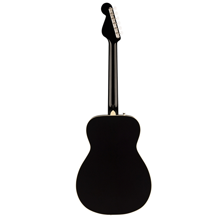 Fender California Vintage Malibu Black Elektro Akustik Gitar (Case Dahil)