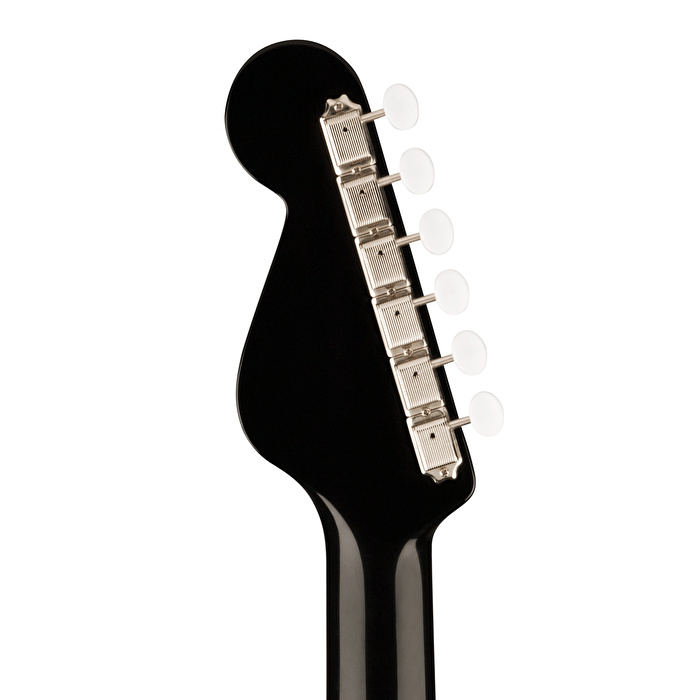 Fender California Vintage Malibu Black Elektro Akustik Gitar (Case Dahil)
