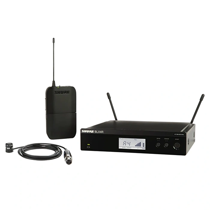 SHURE BLX14RE/W85M-H8E Telsiz Yaka Mikrofon Sistemi (518-542 Mhz)