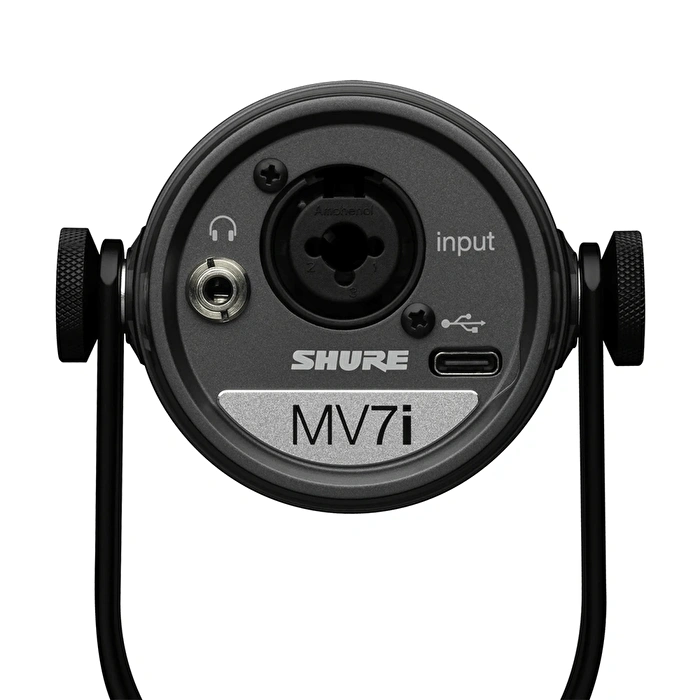 SHURE  MV7i Akıllı USB Mikrofon ve Ses Kartı