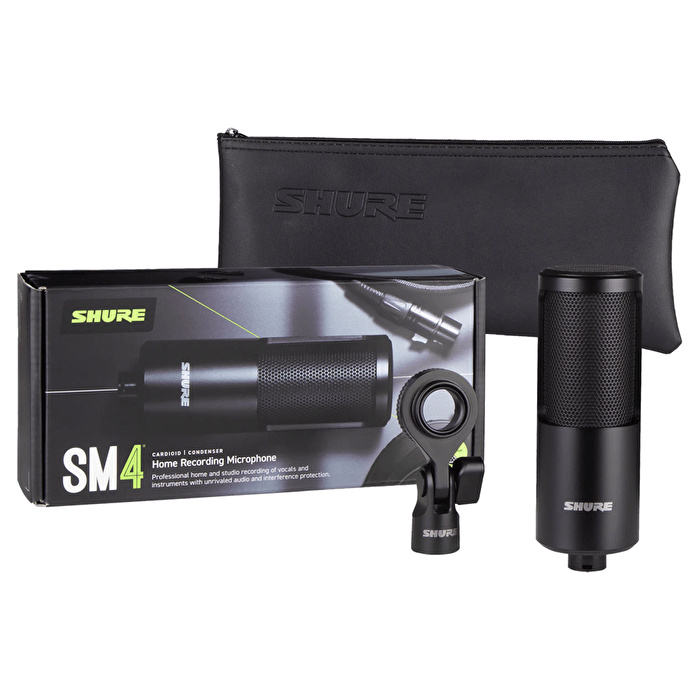 SHURE SM4-K Çift Diyaframlı Kondansatör Stüdyo Mikrofonu