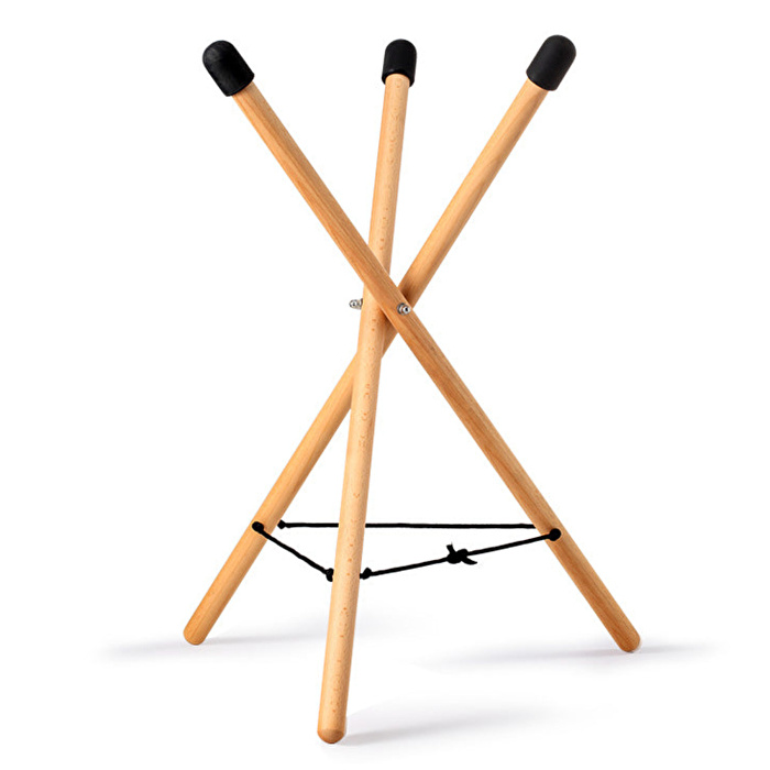 HLURU STAND-M Ayarlanabilir Ahşap Tongue Drum Standı (Orta Boy)