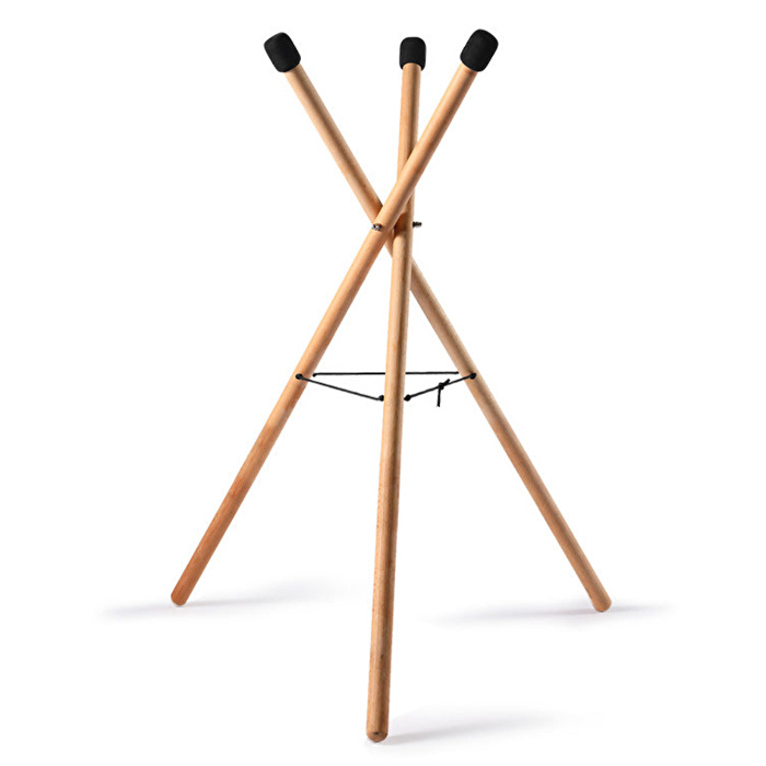 HLURU STAND-L Ayarlanabilir Ahşap Tongue Drum Standı (Büyük Boy)