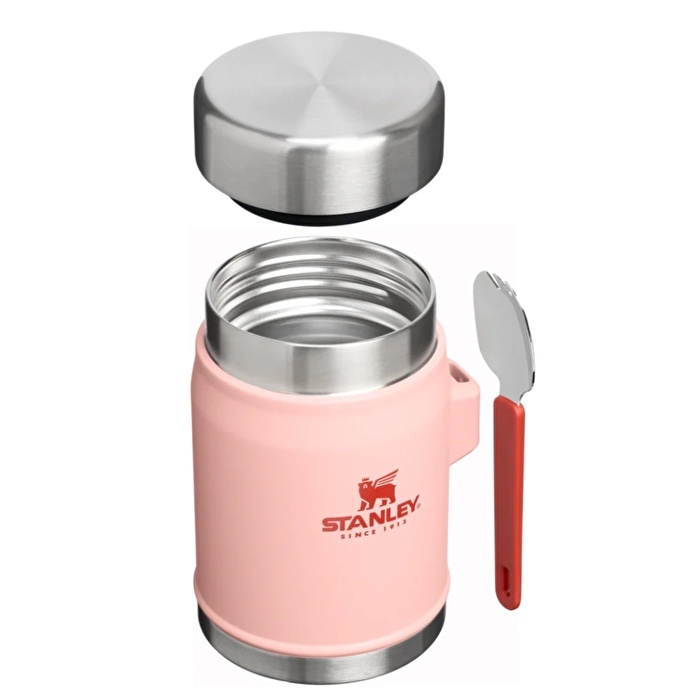 STANLEY The Legendary Food Jar + Spork 0.4L / 14oz Peach Rose