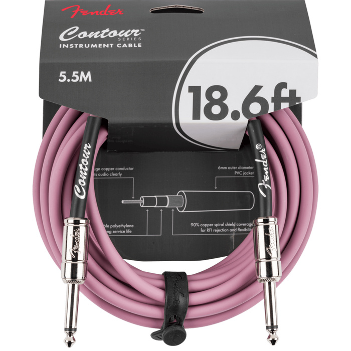 Fender Contour Serisi 5,5m Burgundy Mist Enstrüman Kablosu
