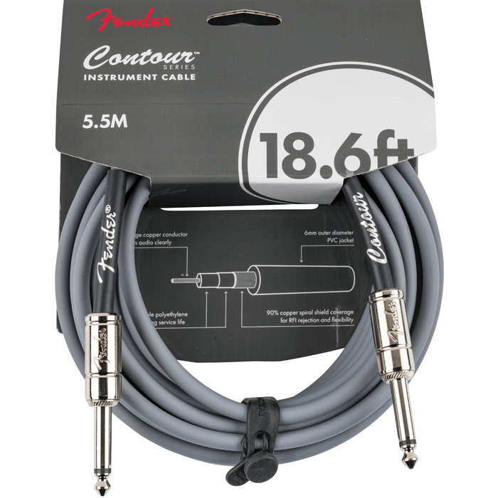 Fender Contour Serisi 5,5m Inca Silver Enstrüman Kablosu