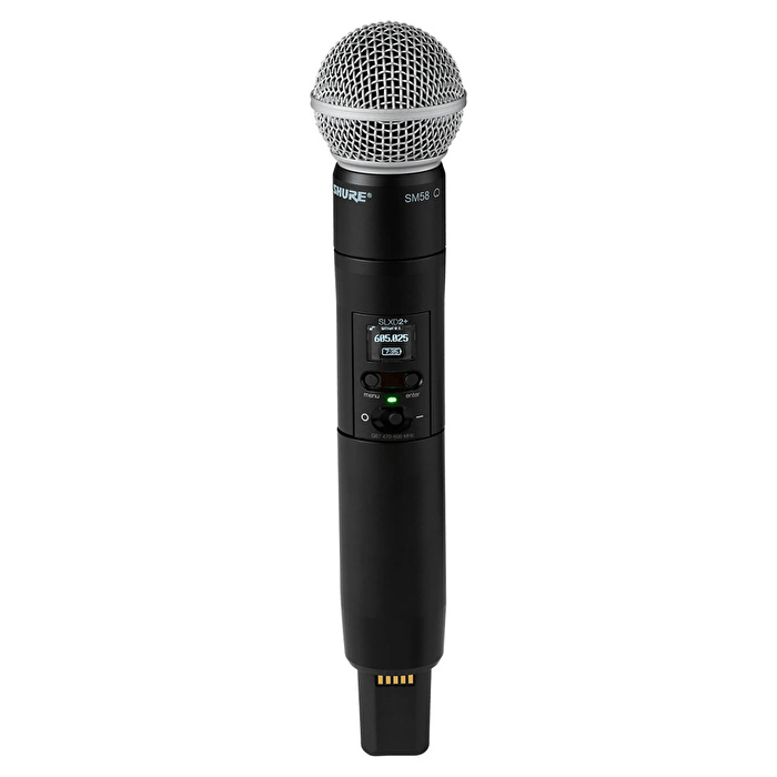 SHURE SLXD24+E/58-G65 SM58 Dijital El Telsiz Mikrofon Seti