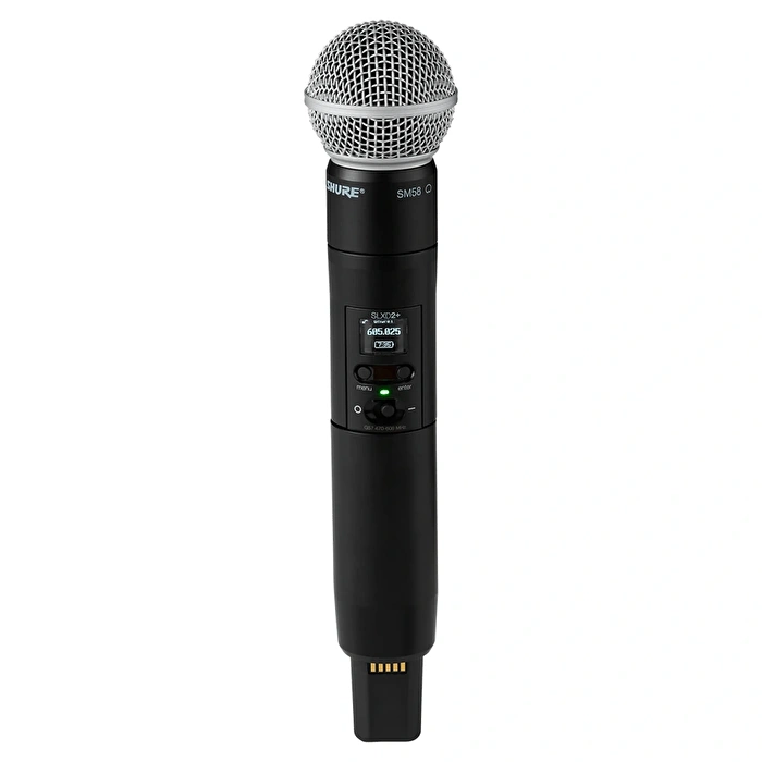 SHURE SLXD24D+E/58-G65 2xSM58 Dijital İkili El Telsiz Mikrofon Seti