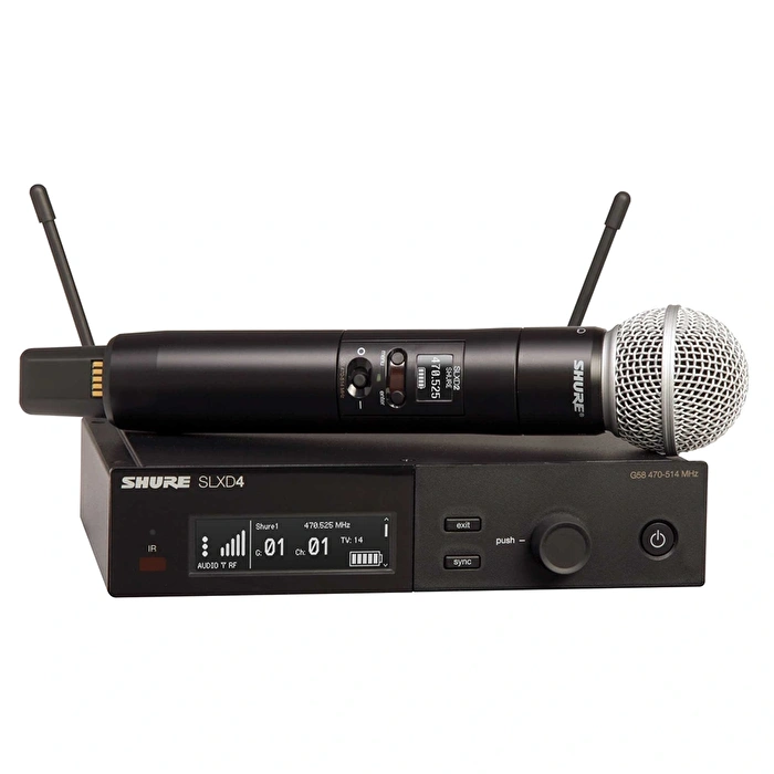 SHURE SLXD24E/SM58-G59 SM58 Telsiz El Mikrofon Seti