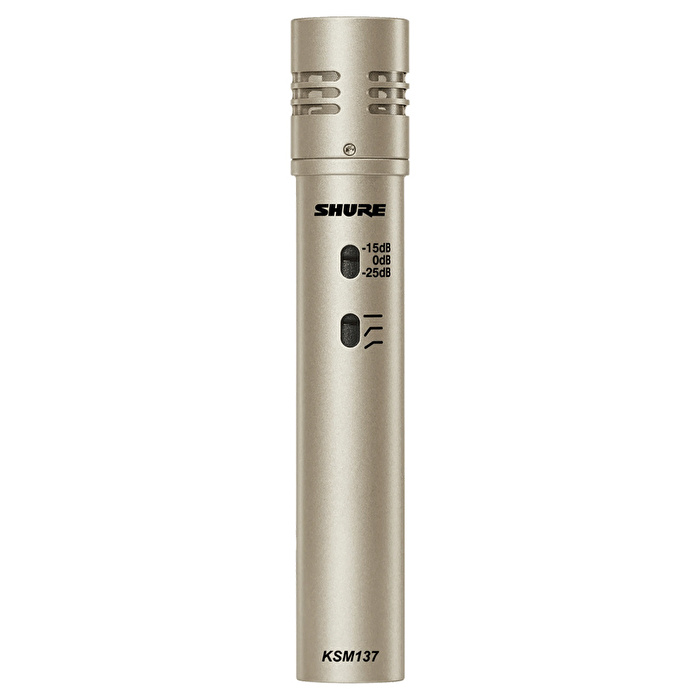 SHURE KSM137/SL Kalem Kondansatör Mikrofon, Gümüş