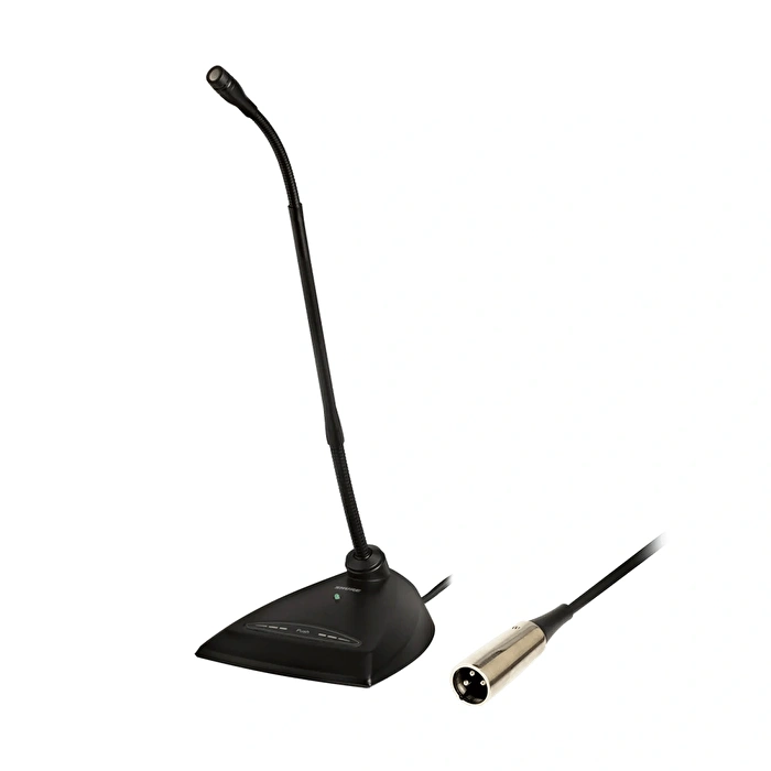 SHURE MX412D/C 12" Gooseneck Kürsü Mikrofonu (Tabanlık Dahil)