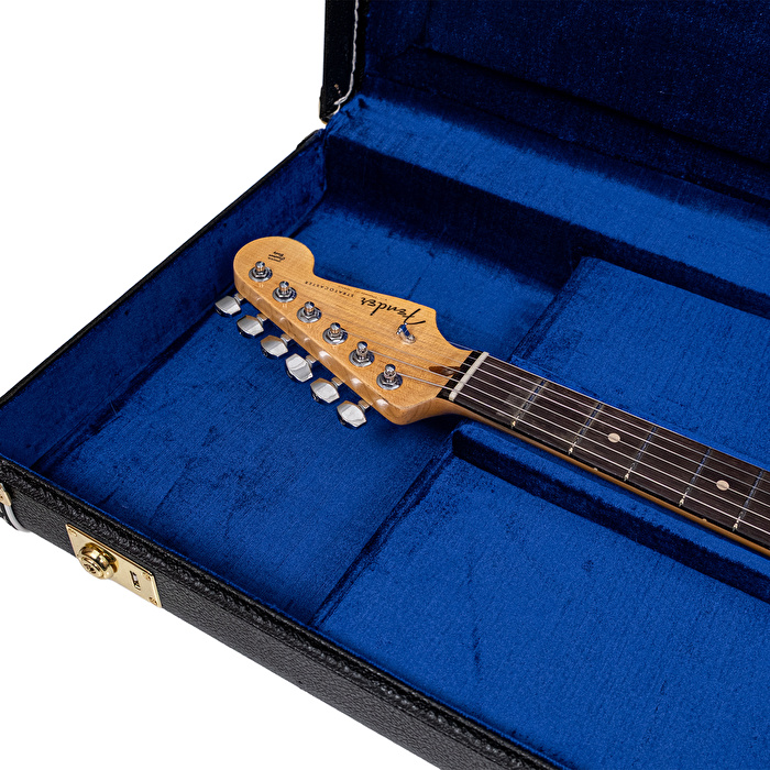 Fender Custom Shop Custom Deluxe Stratocaster HSS Relic Magenta Sparkle Elektro Gitar