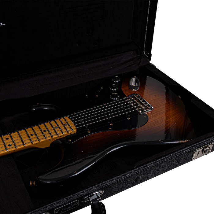 Fender Custom Shop Masterbuilt Andy Hicks 1969 Stratocaster Journeyman Relic Faded 2 Renk Sunburst Elektro Gitar