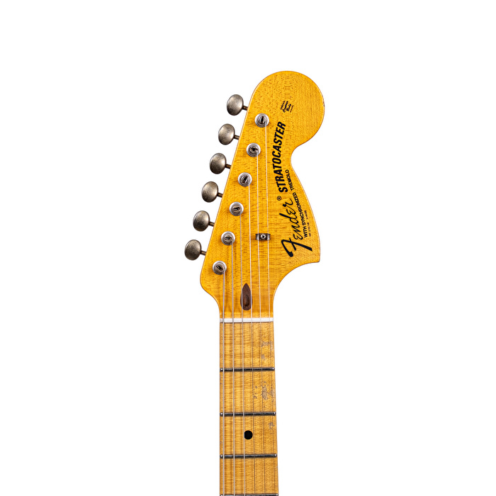 Fender Custom Shop Masterbuilt Andy Hicks 1969 Stratocaster Journeyman Relic Faded 2 Renk Sunburst Elektro Gitar
