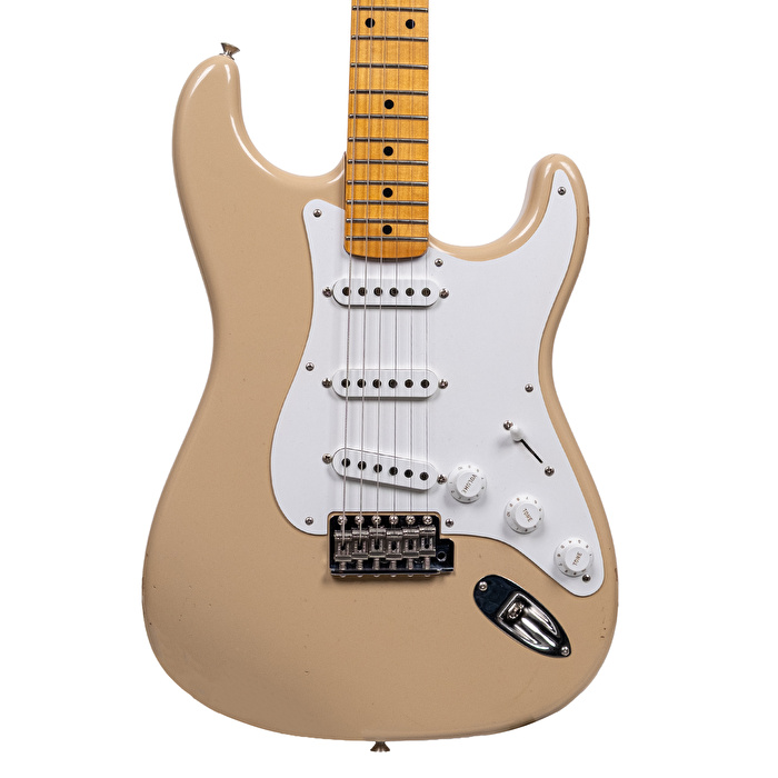 Fender Custom Shop Masterbuilt David Brown 1950's Stratocaster Journeyman Relic Aged Desert Sand Elektro Gitar