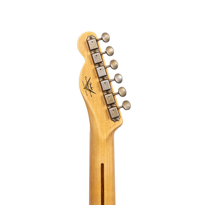 Fender Custom Shop 1950's Telecaster Thinline Journeyman Relic  2 Renk Sunburst Elektro Gitar